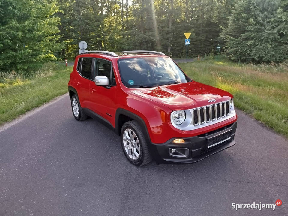 Jeep Renegade 14 mały przebieg I 2014 czerwony wielkopolskie Jarocin