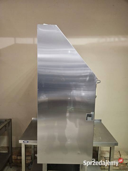 Okap nierdzewny przyścienny 95 x 120 z wbudowaną Góra