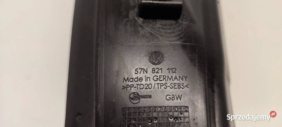 VW TAYRON WYGŁUSZENIE BŁOTNIKA PRAWE 57N821112 osobowe