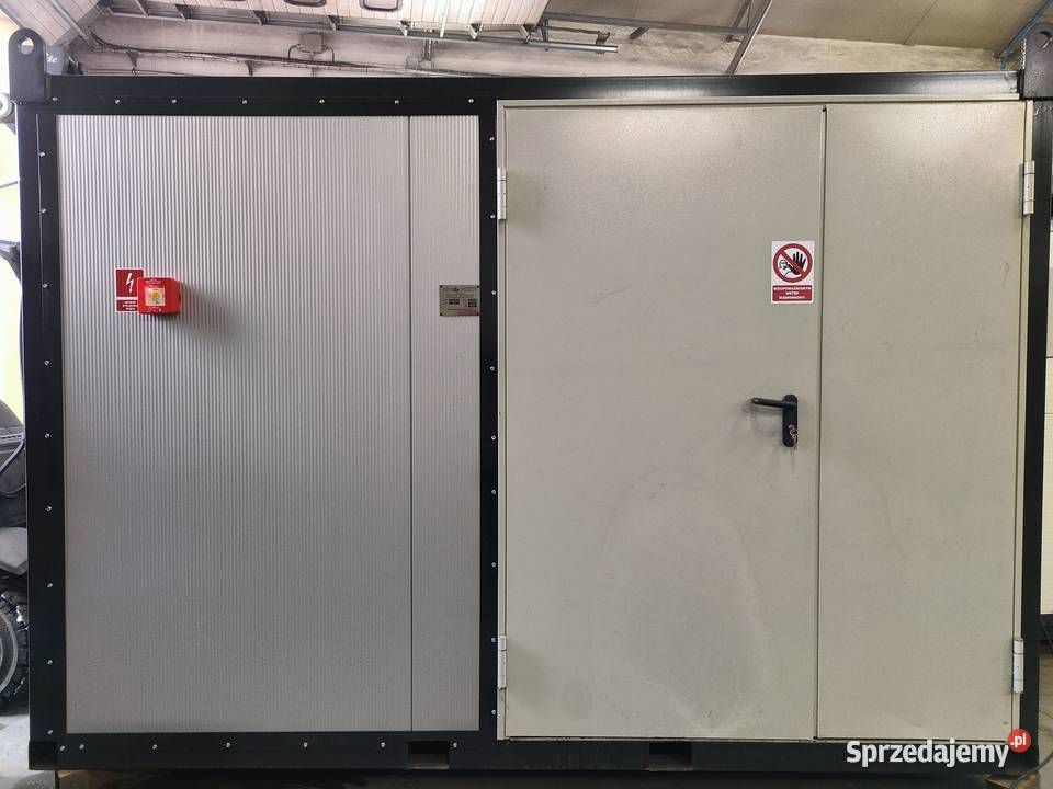 Mobilna kotłownia kontenerowa 250KW wymiennik