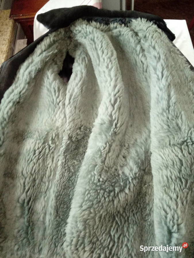 NOWY płaszcz skórzany MO milicyjny drogówki