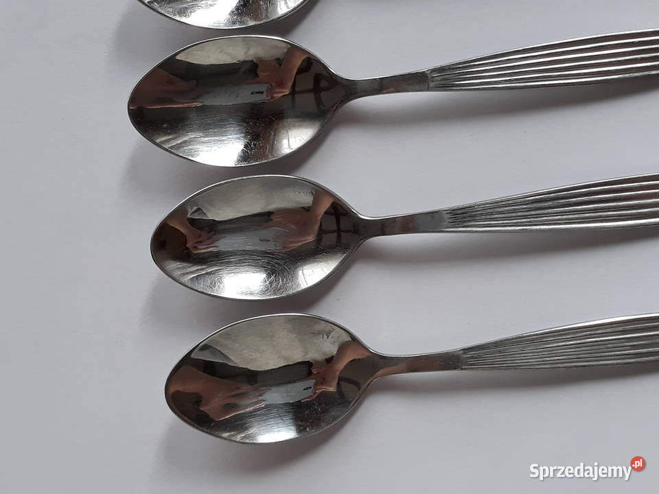 Łyżeczki do herbaty 2 PASECZKI PASKI Gerlach PRL Dąbrowa Górnicza