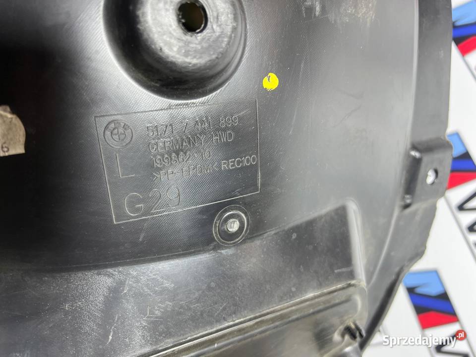 BMW Z4 G29 NADKOLE PRZÓD LEWE CZĘŚĆ PRZEDNIA osobowe