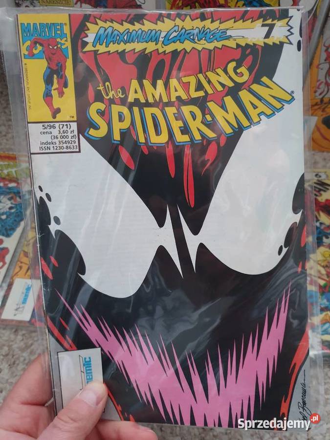 The Amazing SpiderMan Maximum Carnage 7 komiksów Polskie Gdynia
