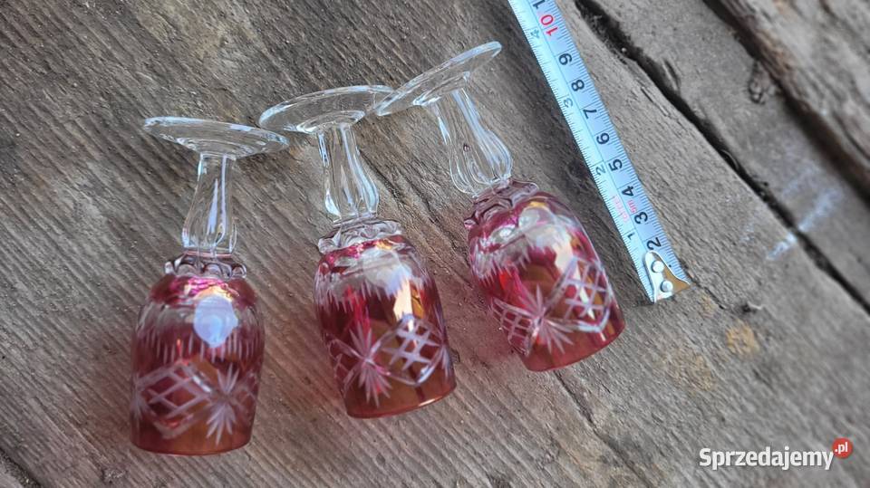 Kieliszki 3 szkło Ciechanowiec