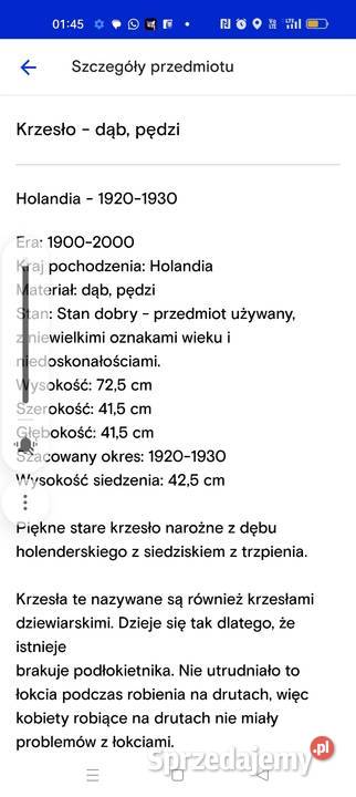 KRZESŁA NAROŻNE Bielsko-Biała