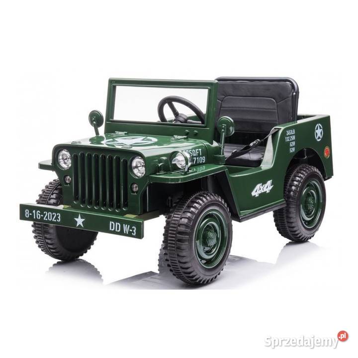 Autko na akumulator WOJSKOWY JEEP dzieci auto Myszków sprzedam