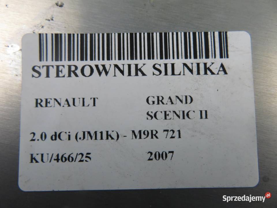 STEROWNIK RENAULT GRAND SCENIC II 20 dCi