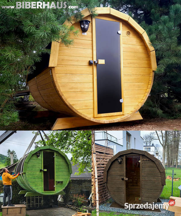 SAUNA Ogrodowa MINI mała Akcesoria BECZKA Nowy Targ