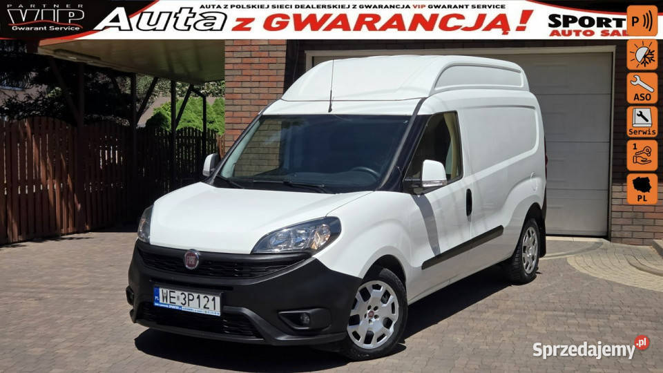 Fiat Doblo XL L2H2 16 MJ 120 Salon I WŁ grzane Rok produkcji 2021 łódzkie