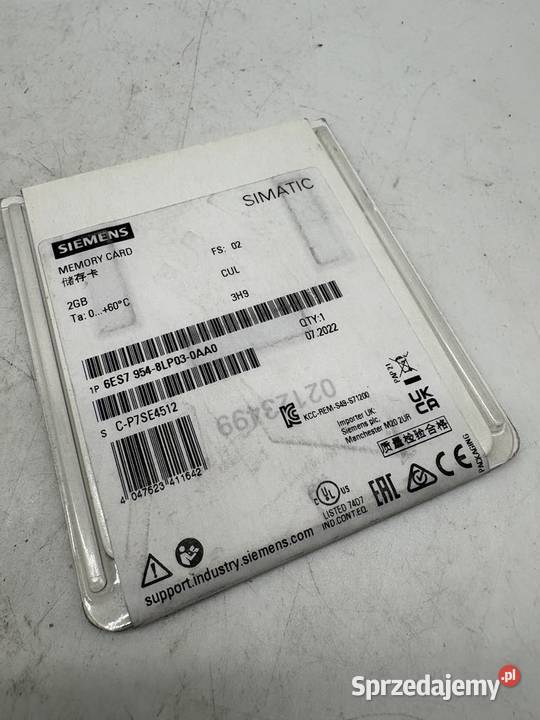 Siemens 6ES7 9548LP030AA0 Memory card 2GB Warszawa
