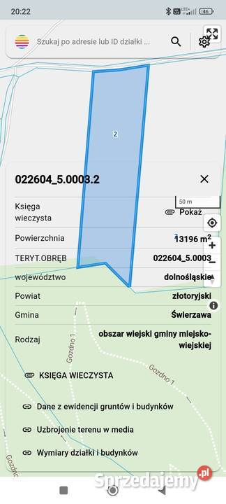 Dzierżawa grunt rolny Gozdno