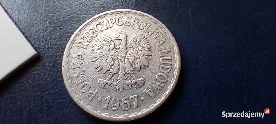 Stare monety 1 złoty 1967 PRL Polska