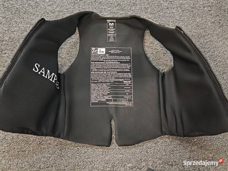 Kamizelka kapok vest BILLABONG pianka neoprenowa Warszawa sprzedam