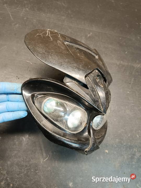 Owiewka Czarna Lampa Przód 4 Halogeny DIABLO małopolskie Gołaczewy