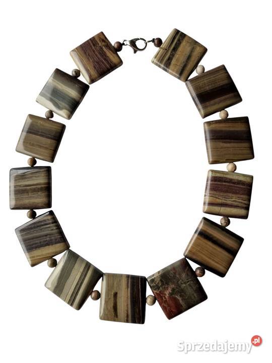 JASPIS OCEANICZNY WAVE NASZYJNIK MADAGASKAR Częstochowa