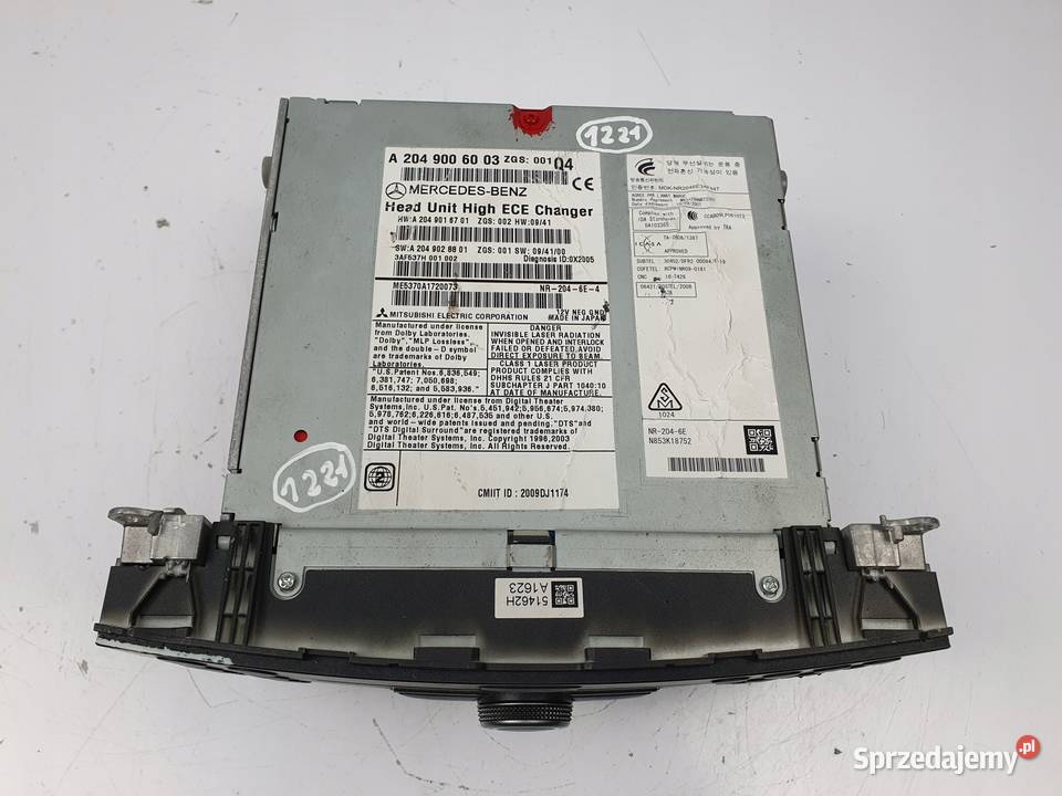 RADIO CD RADIOODTWARZACZ Mercedes W204 osobowe lubelskie Chełm