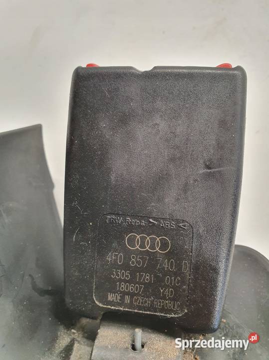 ZAPINKA PASA TYŁ AUDI A6 C6 4F0857740D śląskie Przystajń