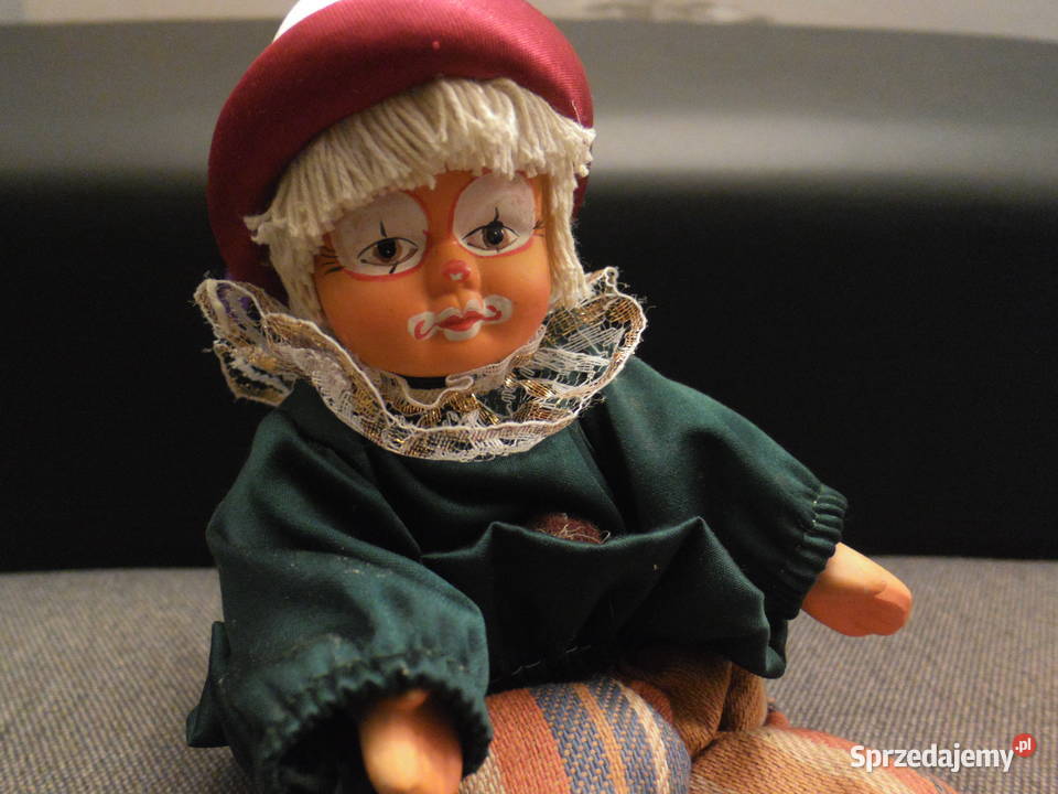 Figurka klaun Porcelana i szkło Raszków