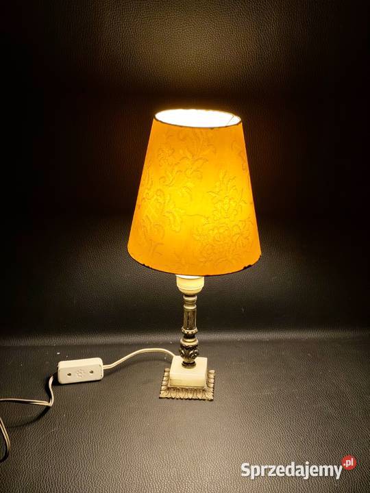 Stylowa Lampa Stołowa Vintage Mosiądz I Lampy stołowe i nocne Poddębice sprzedam