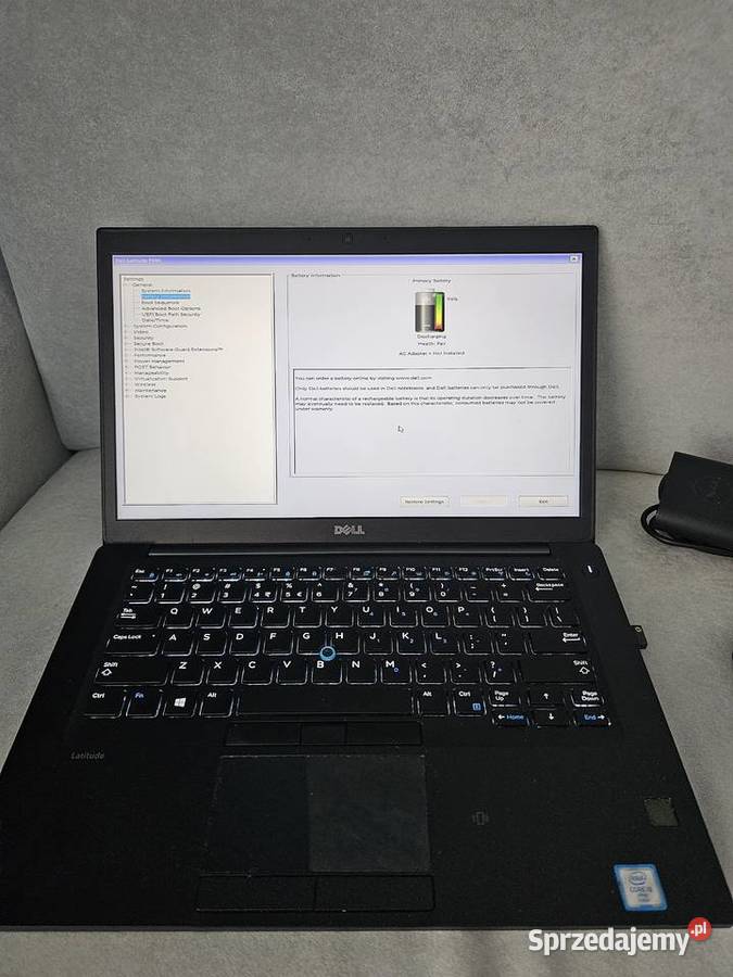 Laptop Dell Latitude 7480 i5 8GB dysk m2 256GB Intel Core i5 małopolskie Kraków