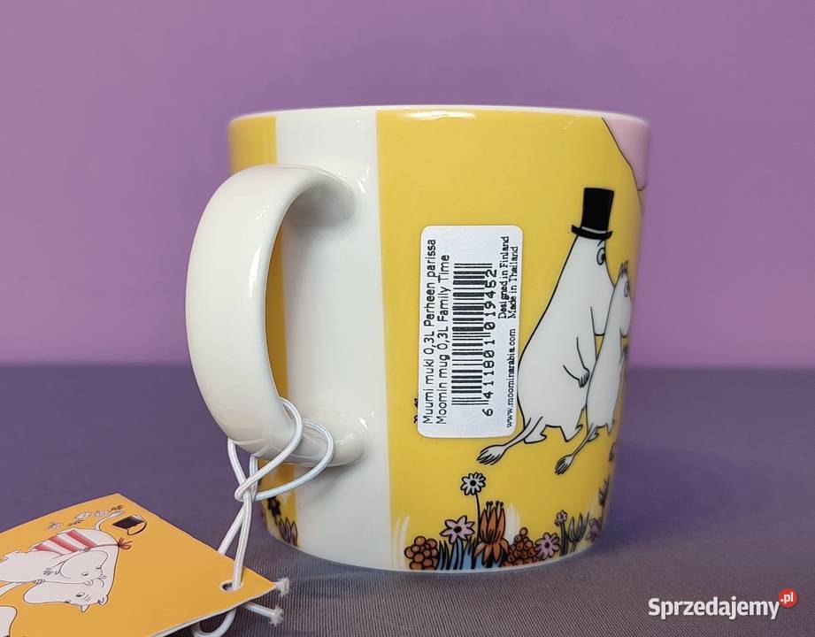 Muminki KUBEK Moomin Arabia Finland CZAS RODZINY Jasień sprzedam