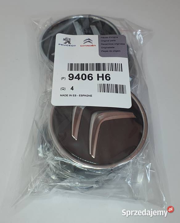 dekielki CITROEN 60mm ASO dekle 4 czarne Bełchatów