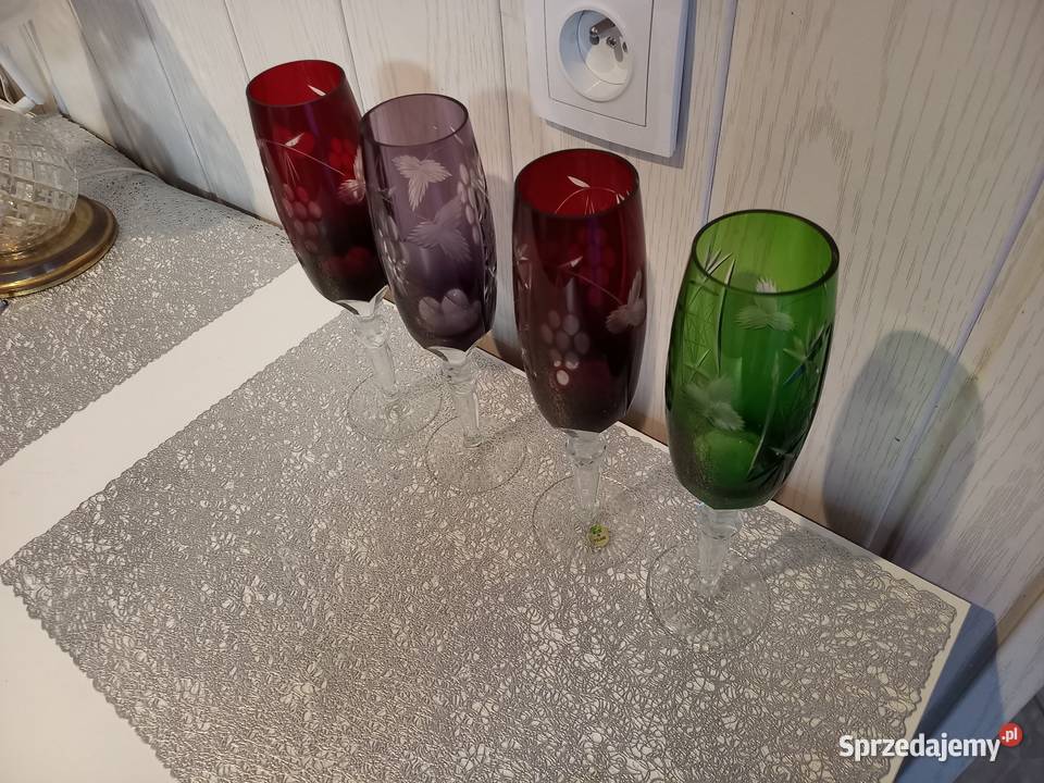 Kieliszki Kryształowe Huta Irena Oryginał wielkopolskie Konin