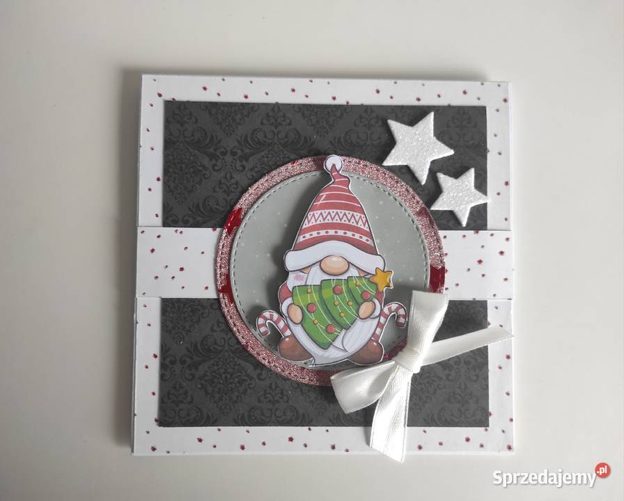 Kartka ręcznie robiona świąteczna Boże sprzedam