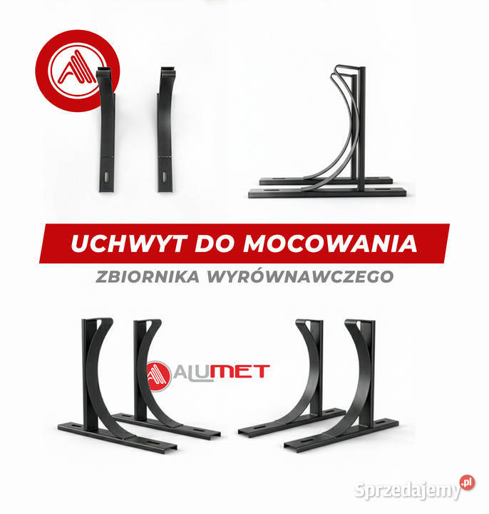 Metalowy solidny uchwyt do montażu naczynia