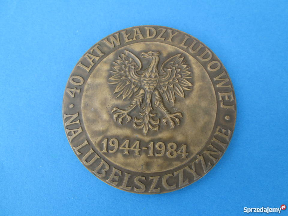 Medal 40 Lat Wladzy Ludowej Na Lubelszczyznie sprzedam