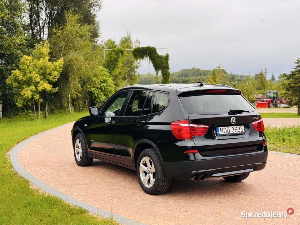 Bmw X3 F25 30 28i full kamery 360 czarna skóra skórzana tapicerka X3 warmińsko-mazurskie Gołdap
