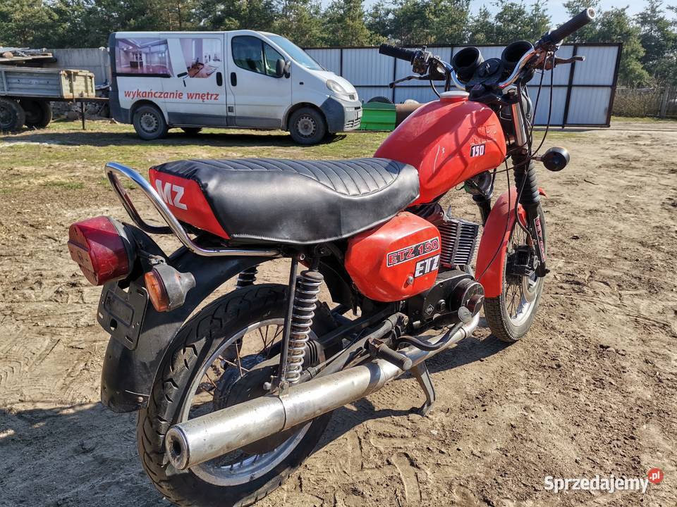 MZ ETZ 150 1111km MZ Jodłówka-Wałki