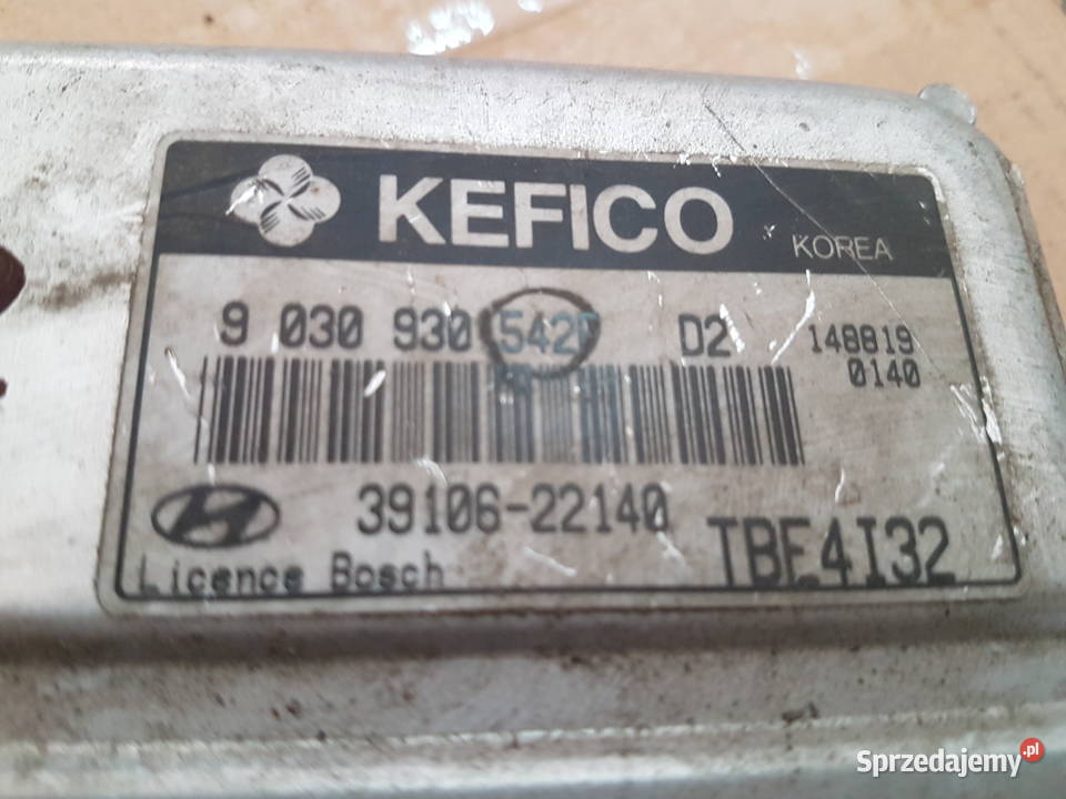 HYUNDAI GETZ 13 KOMPUTER SILNIKA 3910622140 osobowe Turek