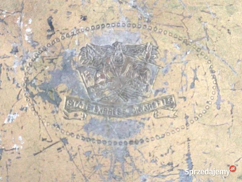 Pudełko stare sygnowane State Express Cigarette Kraków