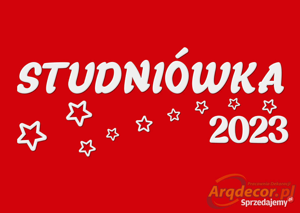 Studniówka 2023 dekoracje styropianowe ozdoby podkarpackie Dębna