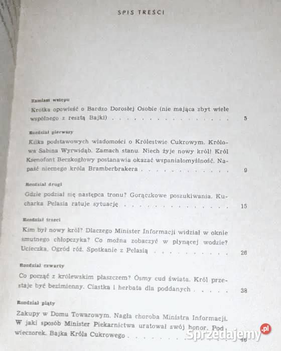 O Królu Cukrowym Marcepanowej Królewnie Ewa Chełm