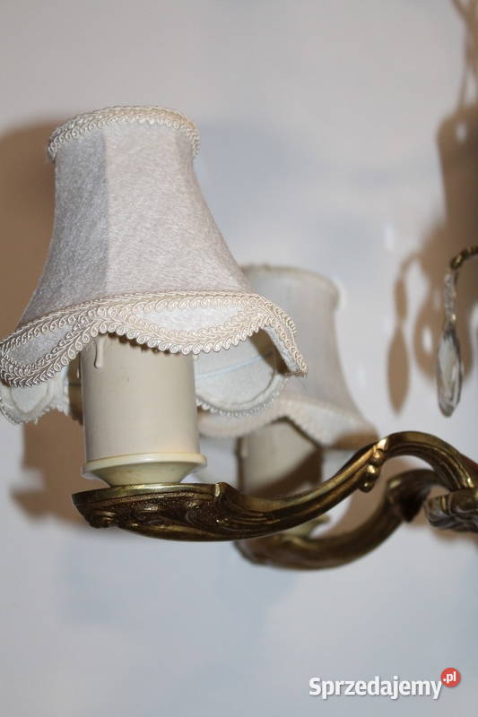 Mosiężny żyrandol 5cio ramienny 220 FiaF zachodniopomorskie Szczecin