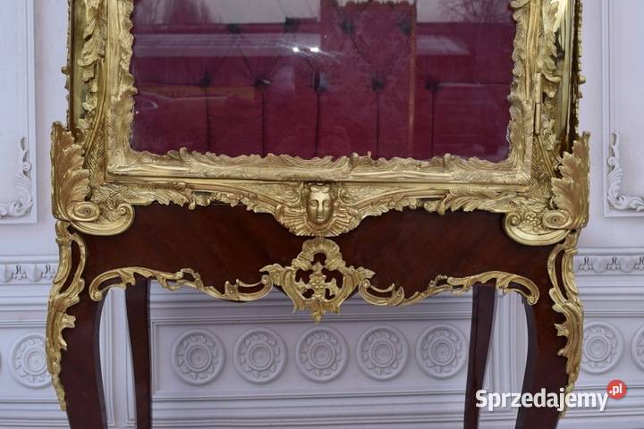 Witryna EMPIRE Gablotka z Brązu Złoconego Kraków sprzedam