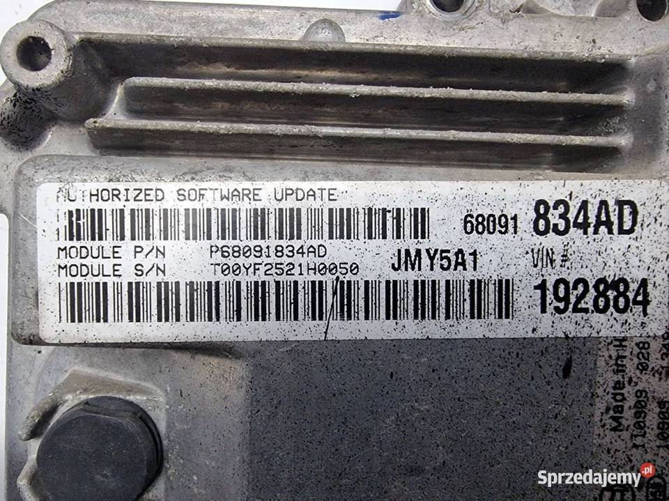 KOMPUTER SILNIKA ECU FIAT FREEMONT P05150620AC