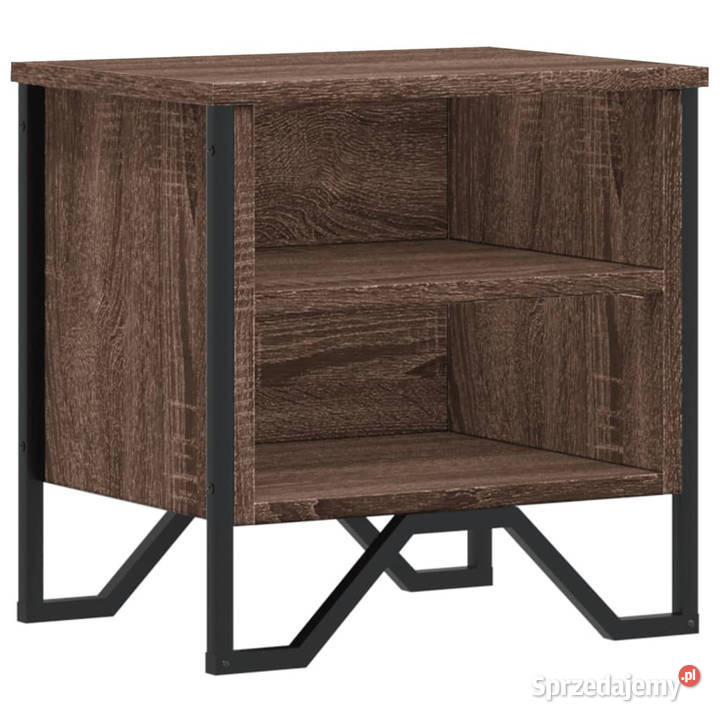 Szafka nocna brązowy dąb 40x30x40 materiał