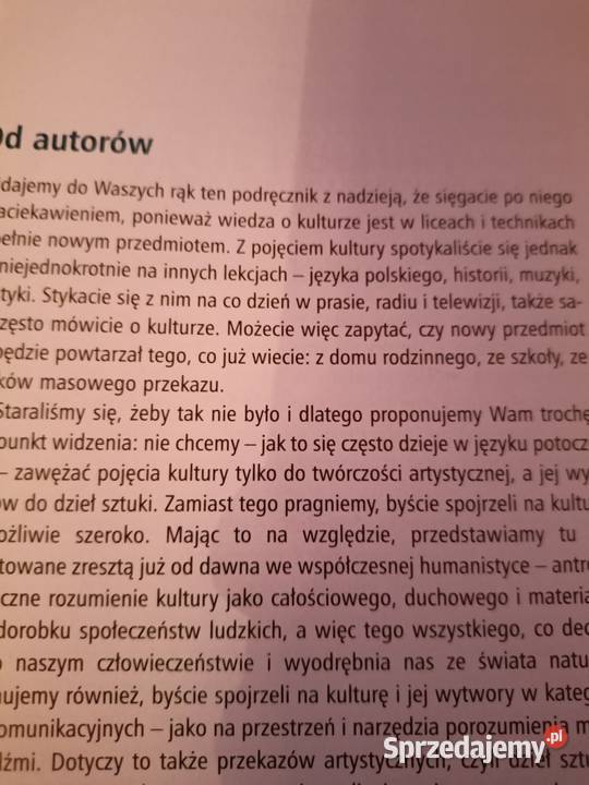 Wiedza o kulturze książki Warszawa WSiP mazowieckie sprzedam