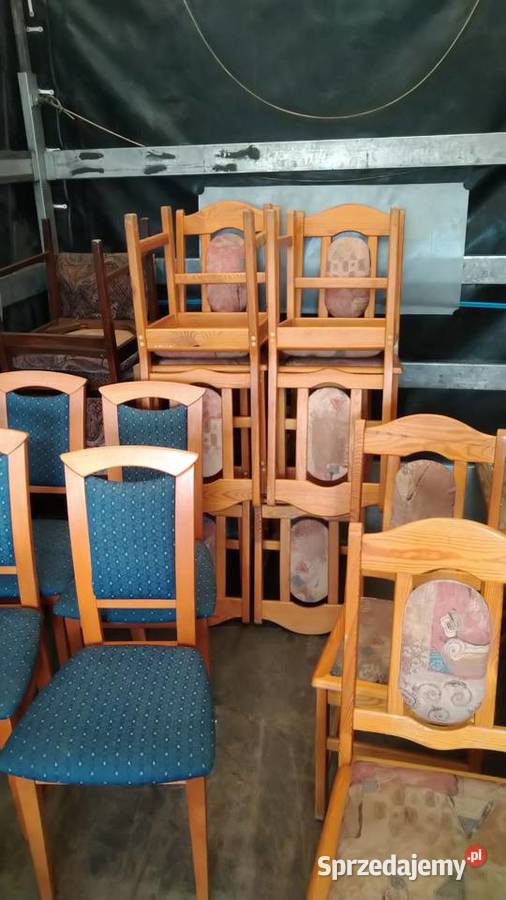Krzesła komplet zestaw Chojna