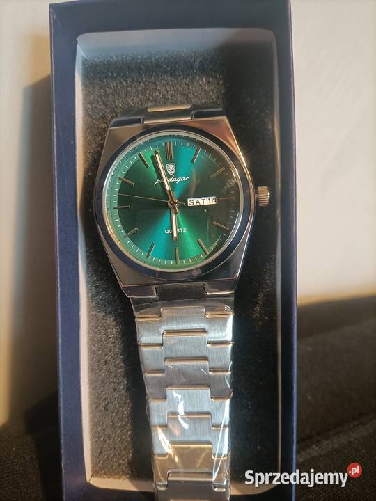 Zegarek męski Poedagar zielony klasyczny nowy Kańczuga