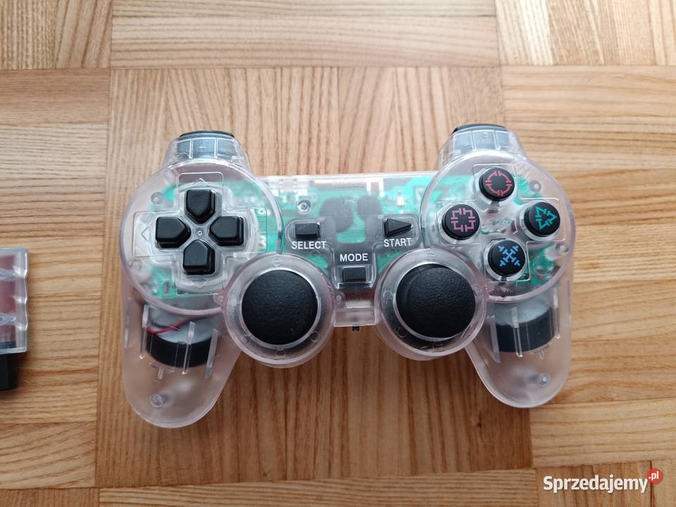 Pad bezprzewodowy PlayStation 2 2 przeźroczysty Konsole i automaty mazowieckie