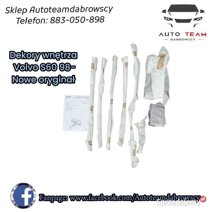 Dekory listwy ozdobne wnętrza komplet Volvo S80 Mielęcin