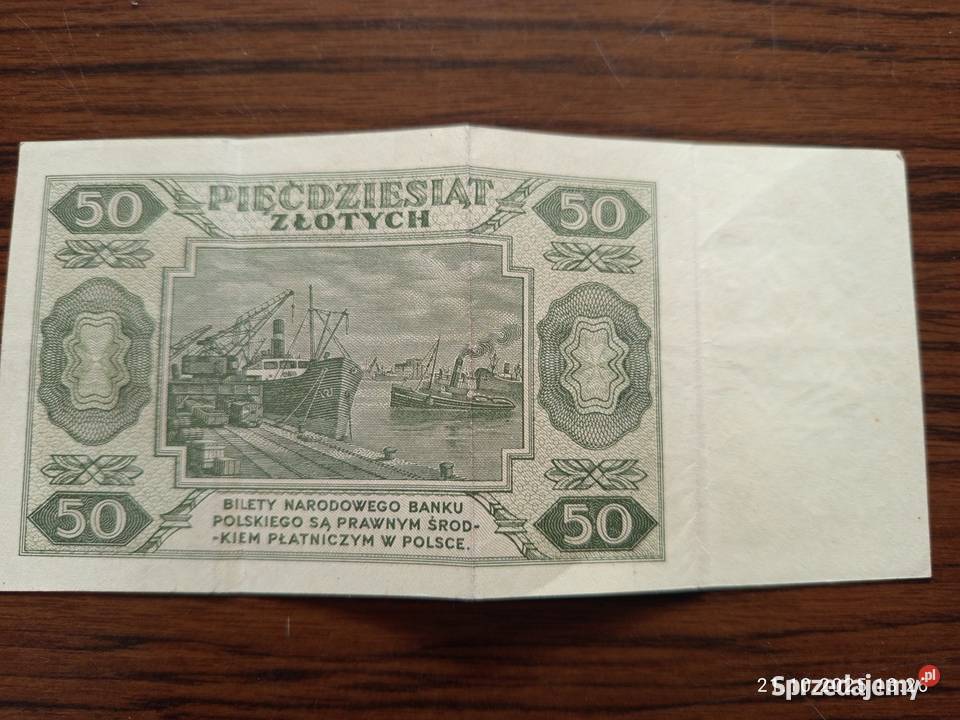 Banknot 50 złotych Seria BH Nakło nad Notecią