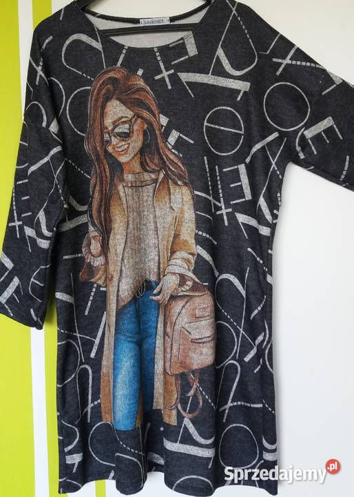 XXL52 Włoska przemiła sukienka Ołówkowa  Gliwice