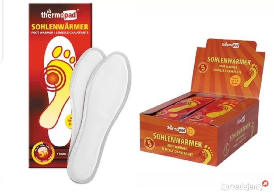 Wkładki ogrzewające do stóp ocieplacz butów Chwaszczyno