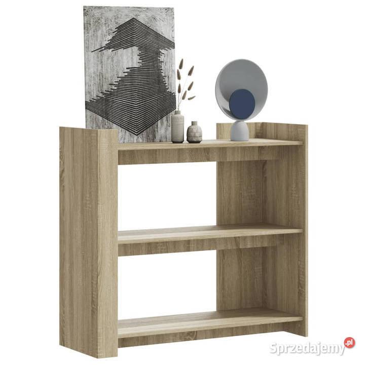 Stolik konsolowy dąb sonoma 100x35x90 WM848474 Warszawa